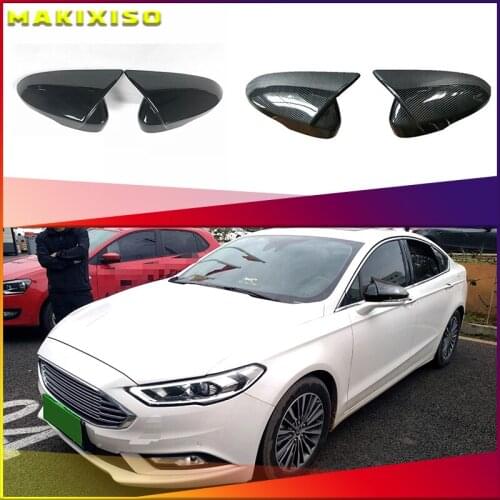 Loyalty Sideview Mirror Cover for Ford Mondeo/Fusion 2013 2014 2015 2016 2017 2018 M4 Style Carbon Fiber Car Accessories