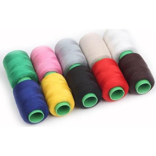 1Pcs Polyester Multi Purpose Sewing Thread Embroidering Accessories DIY Hand Knitting Pure Color for Household Craft Patch 400M