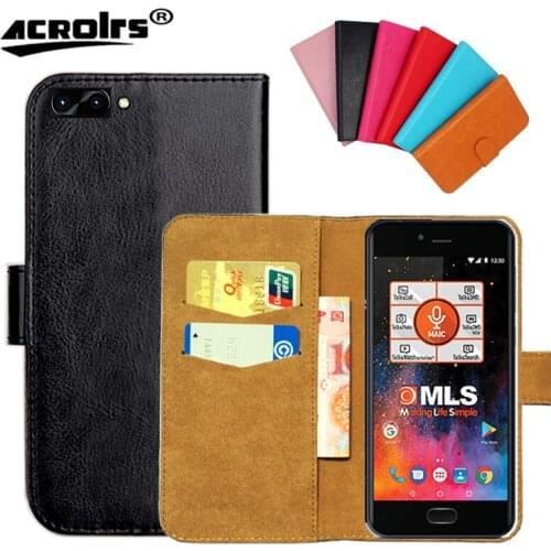 Original! MLS DX 4G Case ,6 Colors High Quality Leather Exclusive Case For MLS DX 4G Cover Phone Bag Tracking
