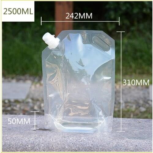 Food grade PE general liquid packaging 2.5/3.0L juice beer beverage environmental protection storage independent water bottle