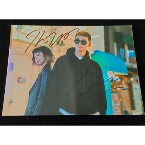 Hand signed Itaewon Class Park Seo Jun Kim Da Mi autographed photo 5*7 K-POP 062021