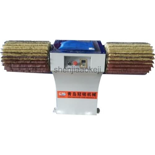 Manual Profile Buffing Machine Woodworking Horizontal polishing machine Wood Embryo Grinding Primer Sanding 220V1500W 1pc