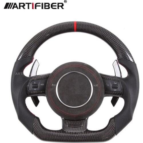 Carbon Fiber Steering Wheel for Audi TT,TTRS,R8