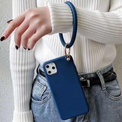 Big Ring Wristbank Silicon Soft Phone Case for Samsung Galaxy A91 A81 A71 A51 5G A41 A31 A21 S A11 A01 M31S M21 M11 M10 M20 M51