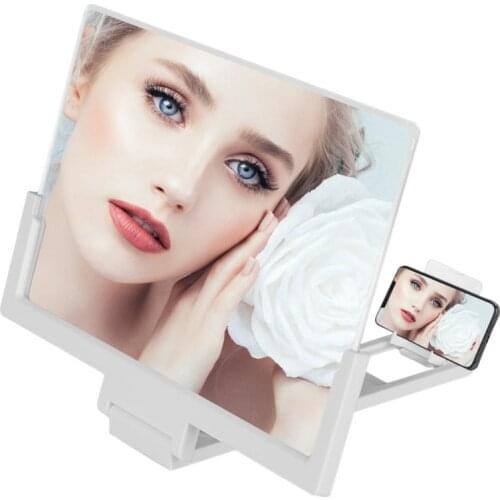 14 inch Mobile Phone Screen Magnifier 3D Video Movie Amplifier Magnifying Enlarged Foldable Phone Bracket Tablet Holder Stand