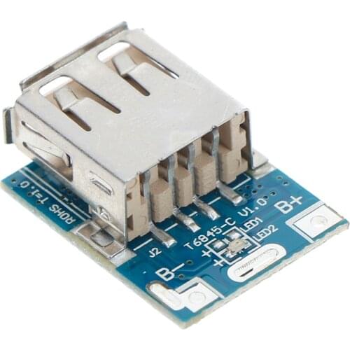 Power Banks Charger Circuit Board Lithium Battery Charger Board Plate Boost Charging Module 5V 1A 3.7V DIY For Power Bank KOQZM