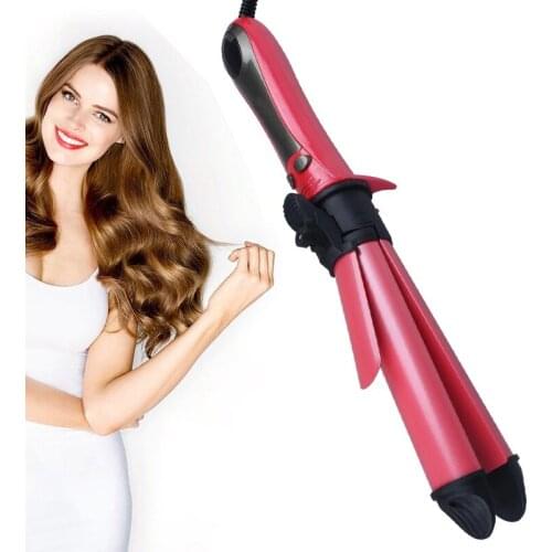 Hair Straightener Curler 2 In 1 Comb Professional Electric Hair Roller Styler Corrugation Flat Iron Hair Care Styling Tools