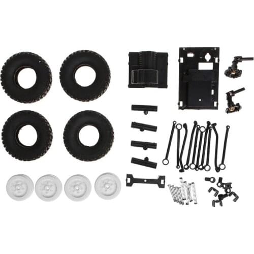 WPL C24 2.4G DIY RC Car KIT 4WD Remote Control Crawler Off-road Buggy Moving Machine Kids Toys