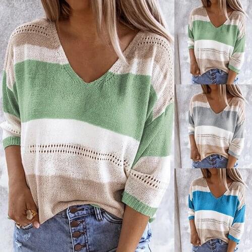 Sweater Ladies Crew Neck Cutout Knitted Jumper Pullover Women Womens Sweater Women Sweaters And Pullovers Streetwear O-neck