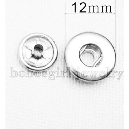 12mm Snap Metal Button Stud DIY 100 Count G066