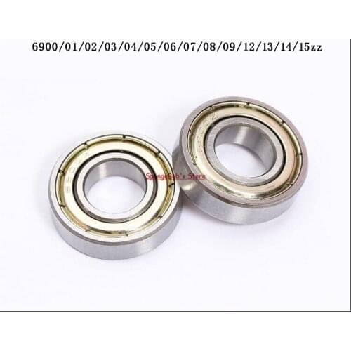 15pcs/Lot 6906ZZ 6906 ZZ 30x47x9mm Mini Ball Bearing Miniature Bearing Deep Groove Ball Bearing