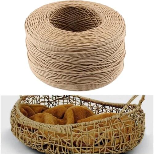 2133ft Raffia Paper Yarn Twine Cord for Gift Wrapping Tags Hanging Festival Florist Weaving Thread