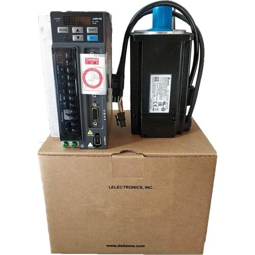 ECMA-C20807SS+ASD-B2-0721-B DELTA 0.75kw 3000rpm 2.39N.m ASDA-B2 AC servo motor driver kits with 3m power+encoder cable brake