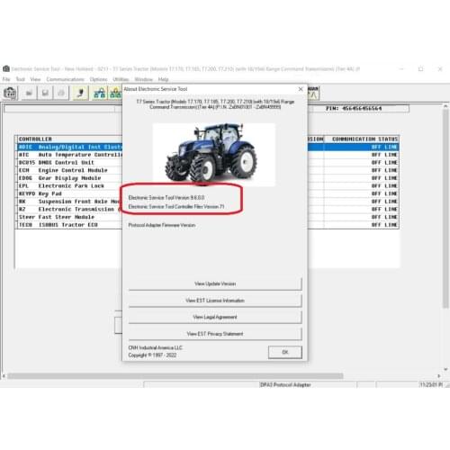 New Holland Electronic Service Tools (CNH EST 9.3 Update 10)+ Activator+unexpire+DiagnosticProcedures For Dealer Level