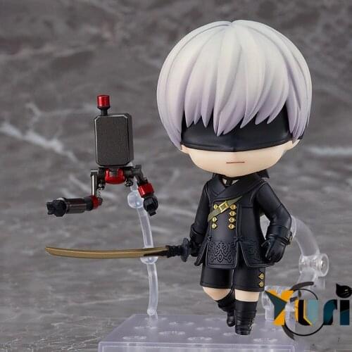 NieR Automata Steam YoRHa No. 9 Type S 9S Figure Doll Stand Model Toy Display Movable Collection Cosplay Gift C