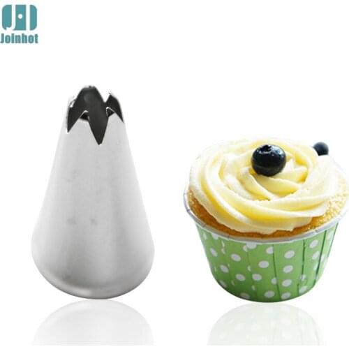 New Stainless Steel Cake Cookie Decorator Cream Presser Nozzles Cupcake Decoration