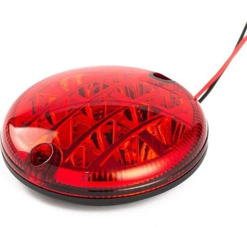 Truck Fog Lights Hamburger universal LED rear tail lamps for Trailer Red Led Fog Lamp 20 Diodes 12 V/24V