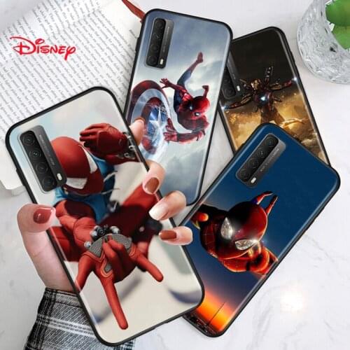 Silicone Cover Spider Man Iron Man For Huawei Y9S Y6S Y8S Y9A Y7A Y8P Y7P Y5P Y6P Y7 Y6 Y5 Pro Prime 2020 2019 Phone Case