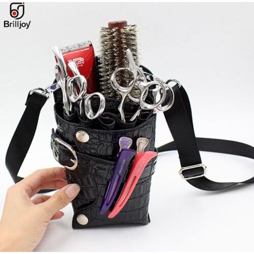 Professional Hair Salon Hairdressing Scissors Kit Bag Scissors Pockets Multifunction Hairstylist Holster Pouch Holder Tool case