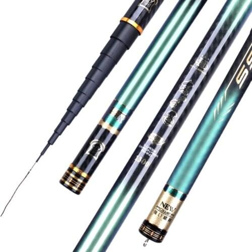Superfine Hand Pole Fishing Rod Light Powerful Hard Carbon Fishing Rod 8-13m High Carbon Fish Pole Vara De Pesca Canne a Peche
