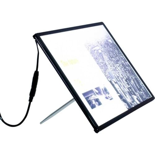 A3 led light box menu stand with light hot sales led highlight lightbox