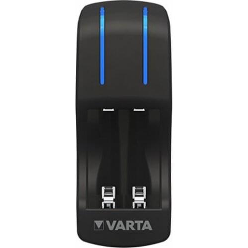 Charger + Rechargeable Batteries Varta Pocket Black