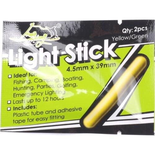 4.5X39 mm Green Night Fishing Light LED Fluorescent Dark Glow Sticks Fishing Tackle for Fishing Camping Boating Led Stick