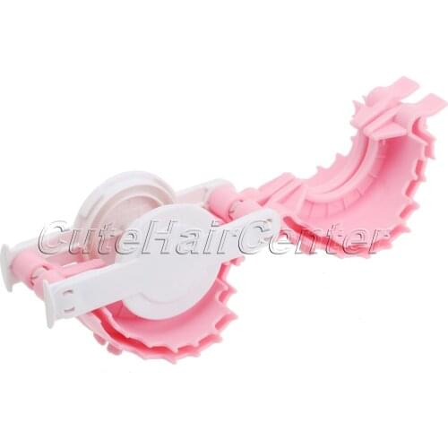 1pc Fluff Ball Maker Heart Shape Pom Making Weaver Baby Knitting Craft Tool Large DIY Handmade Tools Sewing Supplies Pink&Whie