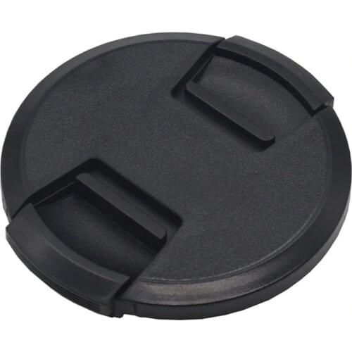 10pcs/lot High quality 40.5 49 52 55 58 62 67 72 77 82mm center pinch Snap-on cap cover for all camera Lens