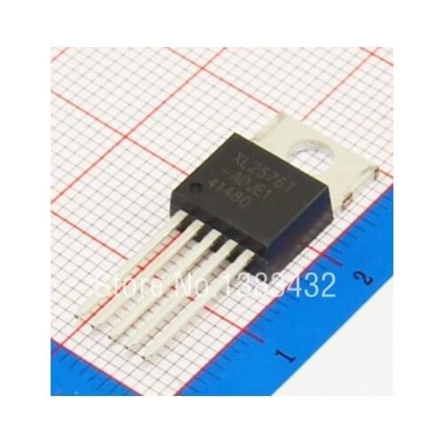 10PCS New original XL2576T-ADJE1 line TO220-5 XL2576T-ADJ can replace LM2576 AliExpress