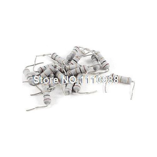 16Pcs Axial Lead 1Ohm 2W +/-5% Metal Oxide Film Resistor Resistance