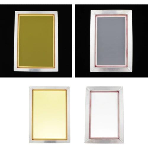 2Pcs 120T Aluminum Frame Size 120 White Mesh Silk Screen Printing Screens Frame