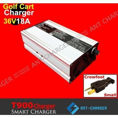 36 Volt 18 Amp EZGO Yamaha Golf Carts Club Car Battery Charger - Crowfoot Plug 36V18A Maintenance-free Lead Acid Battery Charger