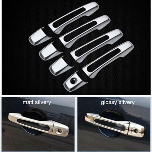 Fit For Fit Ford Explorer Sport 2016 2017 New ABS Chrome Car Door Handle Covers Trim Auto Accessories with Smart Holes 8pcs