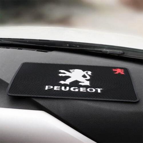 Car Goods Dashboard Phone Holder Anti-Slip PVC Mat Auto Non-Slip Sticky Gel Pad For Peugeot 206 207 208 306 307 308 407 408 508