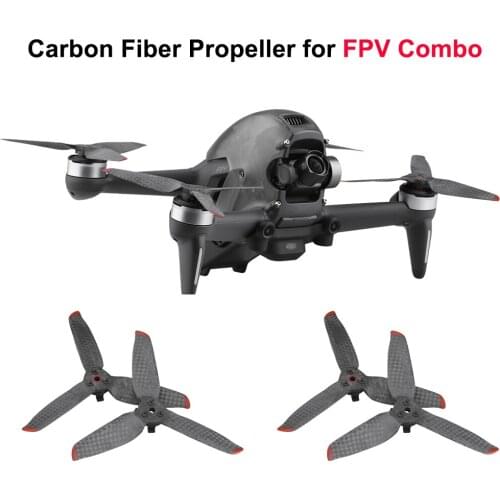 For DJI FPV Combo Carbon Fiber Propeller 5328S Quick Release Blades Propeller Replacement Props for DJI FPV Drone Accessory