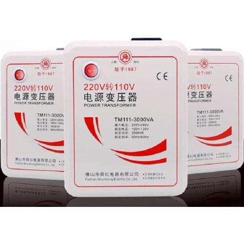 Electric rice cooker blower transformer 3000W, 220V to 110V, voltage converter 100V 220v to 110v