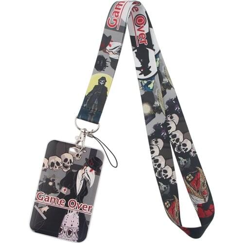 ER588 Plague Doctor Game Over Bank Credit Card Holder Wallet Bus ID Name Work Card Holder For Kids Card Cover Business Card