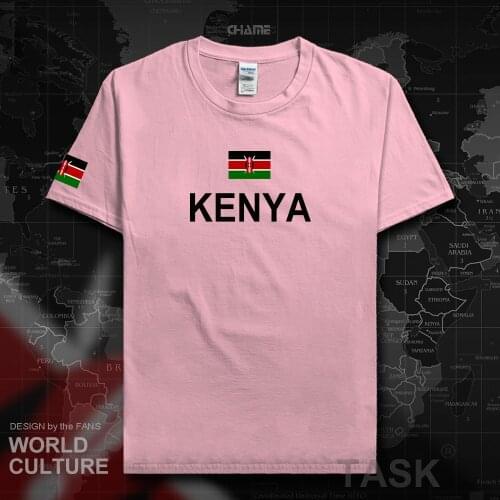 Republic of Kenya Kenyan men t shirt fashion 2017 jersey nation team 100% cotton t-shirt sporting clothing tees country flag KEN