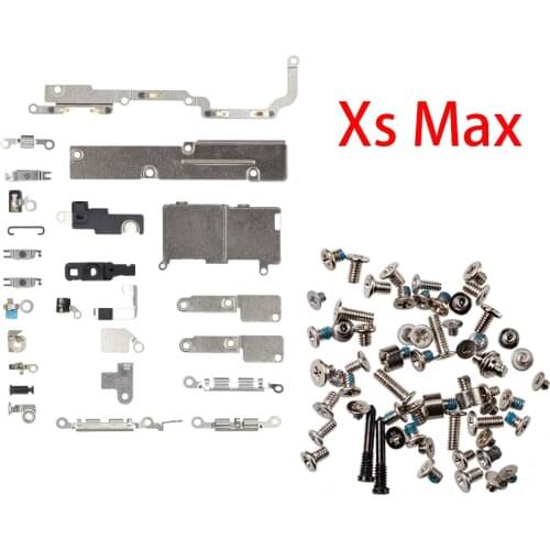 10Pcs Full set Inner Accessories For iPhone 6 6s 6P 7P 8P x xs max pro 11 pro Metal Parts Holder Bracket Shield Plate + screws