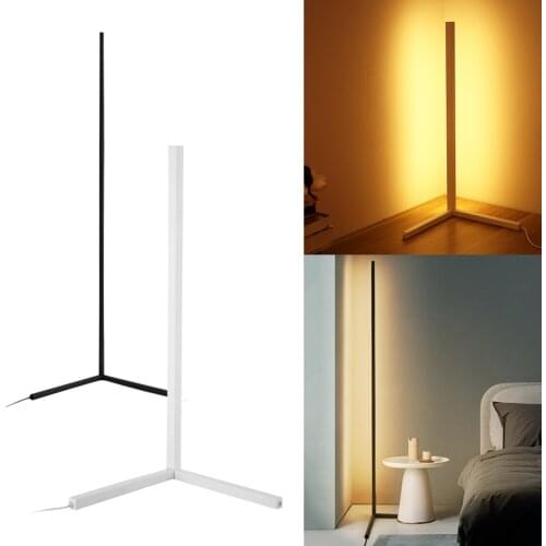 Nordic LED Floor Lamp Modern Simple Warm White Corner Rod Floor Light for Living Room Interior Atmosphere Light Fixtures