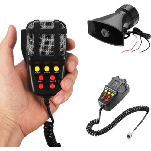 Newest Loud Air Horn Car Siren Speaker For Motorcycle Raid Siren Small Electric Horn Alarm Car Siren Accessories Auto Parts