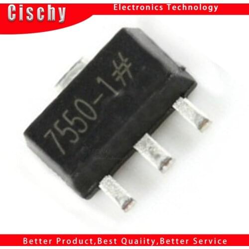 20pcs/lot HT7550 HT7550A-1 7550-1 SMD SOT89 low dropout voltage regulator circuit three-terminal regulator new