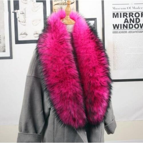 Autumn and winter womens super big faux fur scarf ladys thicken thermal warm winter scarf big faux fur collar 120cm TB018