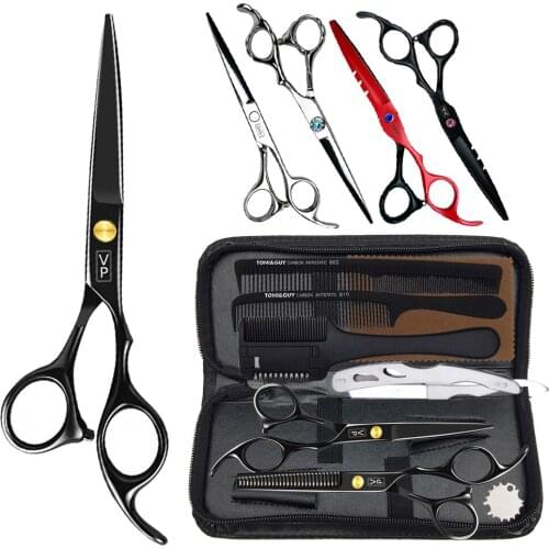 6.0" Right Handed Hairdressing Scissors Salon Hair Scissors Hairdressers Scissors Cutting Shears Thinning Scissors Barber Shop