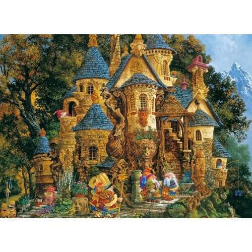 Needlework,Magic Knowledge College 14CT For Counted Handwork Embroidery,DIY Cross stitch kits,Art Cross-Stitching Home Decor