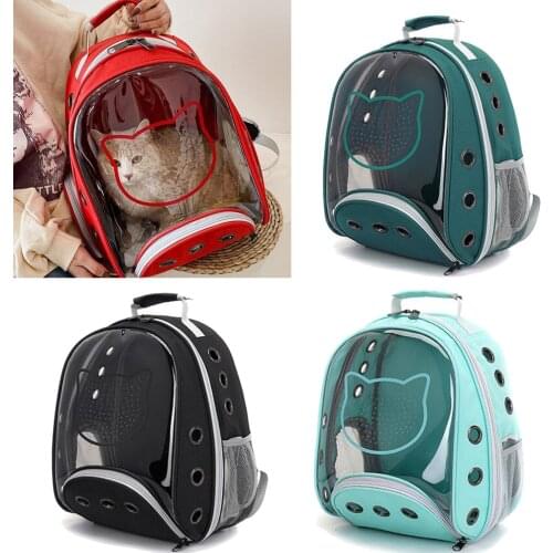 Cat Carrier Backpack Bag Breathable Pet Small Dogs Travel Space Capsule Cage Transport Carrying Knapsack Bags for Cats Kitten