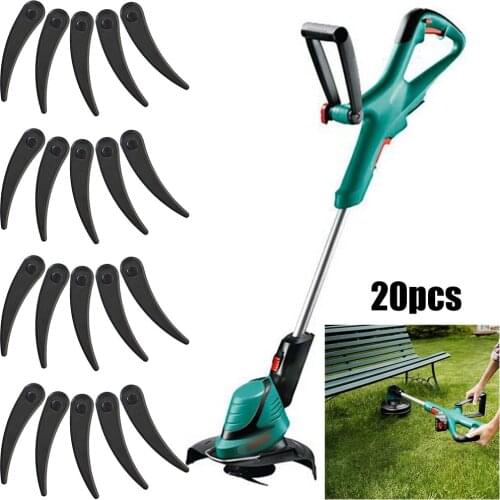 For Bosch Replacement 20pcs 84mm Strengthened Durablade Plastic Blades For Bosch ART 26-18 LI Grass Trimmers