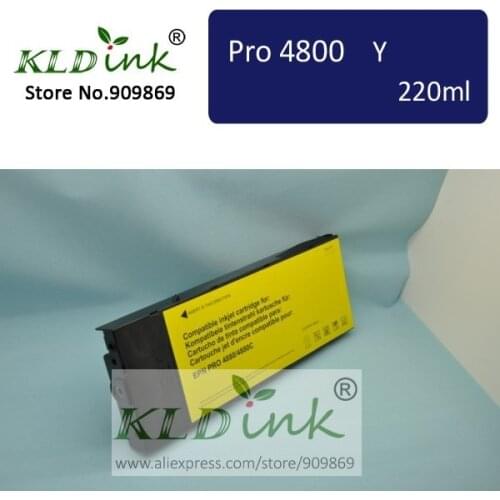 [KLD Ink] T6064 Compatible ink cartridge for Stylus Pro 4800 Printer ( 1 cartridge with chip and DYE ink )