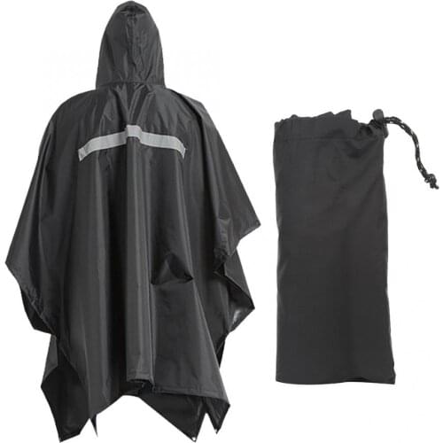 Waterproof Camping Mat Sunshade Canopy Raincoat Outdoor Sports Fishing Cycling Mountaineering Hiking Rain Coat Jacket